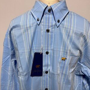 *NWT* Men's Jack Nicklaus LS Button Down Shirt, Size M
